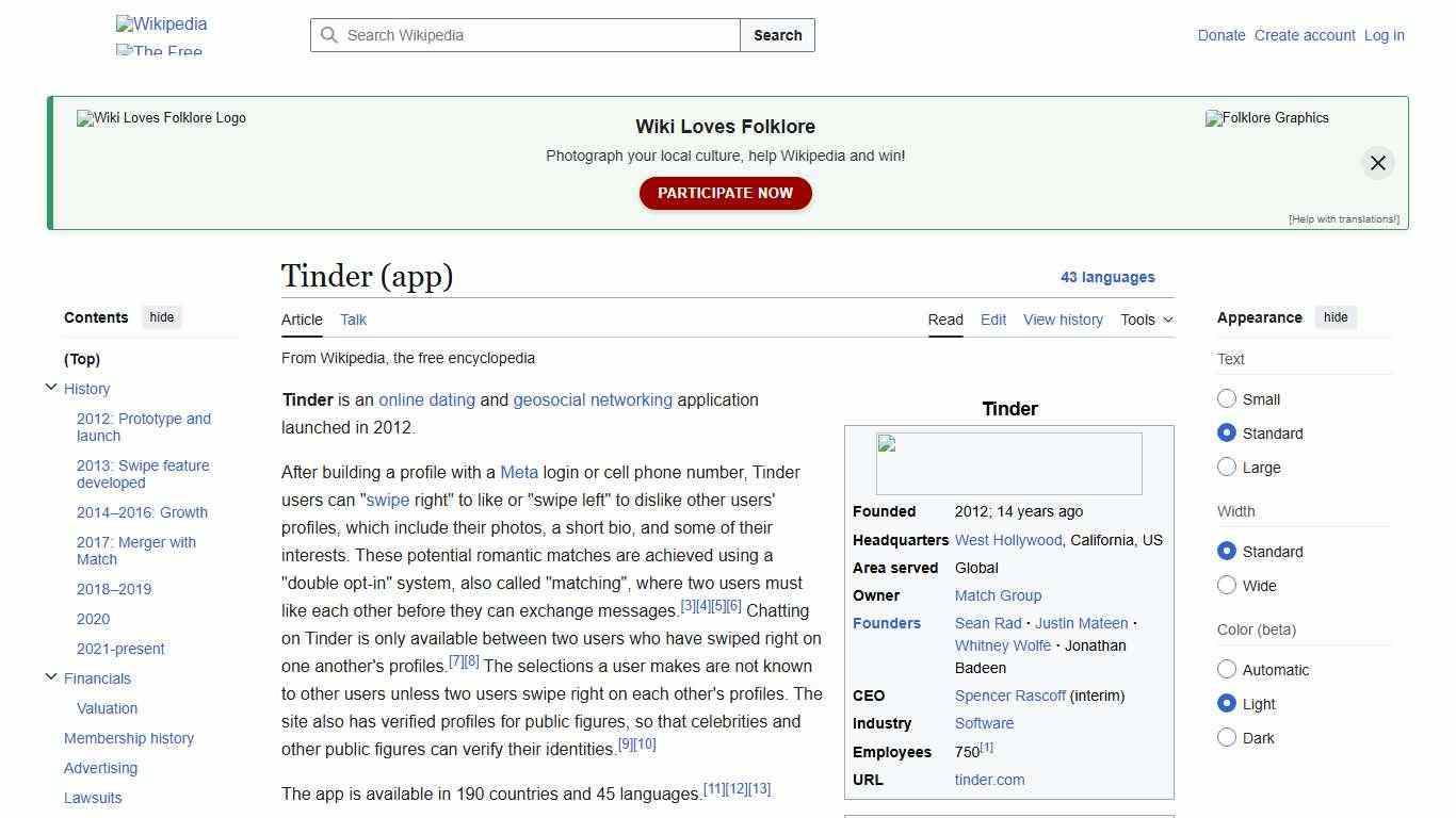 Tinder (app) - Wikipedia